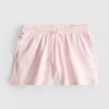 Cotton relaxed drawstring shorts