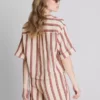 Cotton relaxed striped shirt