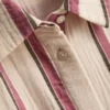 Cotton relaxed striped shirt