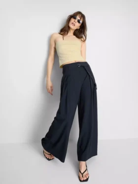Cotton-rich bandeau top