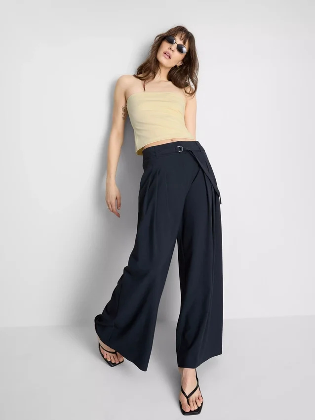Cotton-rich bandeau top