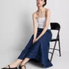 Cotton-rich bandeau top