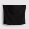 Cotton-rich bandeau top