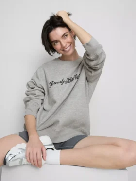 Cotton-rich beverly hills sweatshirt