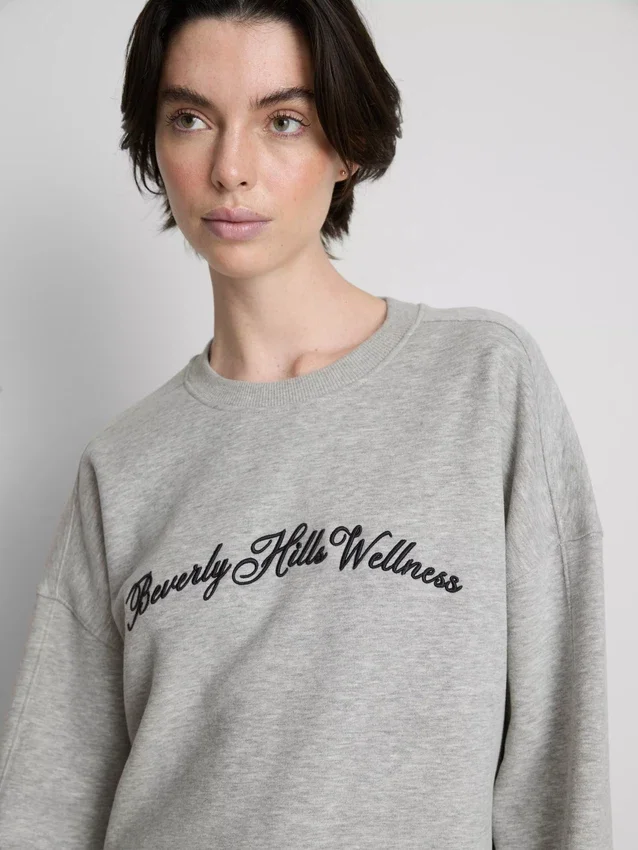 Cotton-rich beverly hills sweatshirt