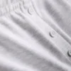 Cotton-rich button-detail jersey shorts