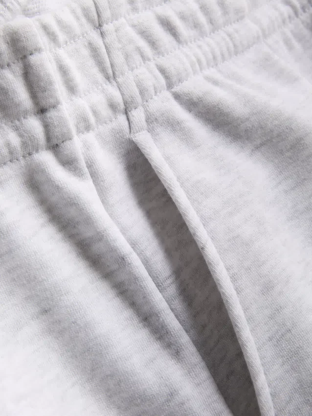 Cotton-rich button-detail jersey shorts