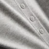 Cotton-rich button-through tank top