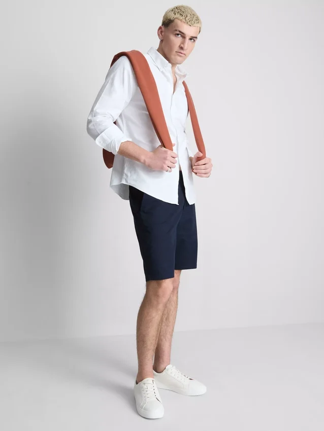 Cotton rich chino shorts