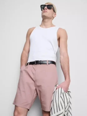 Cotton rich chino shorts