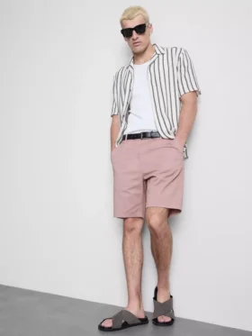 Cotton rich chino shorts