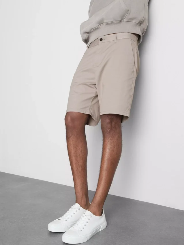 Cotton rich chino shorts