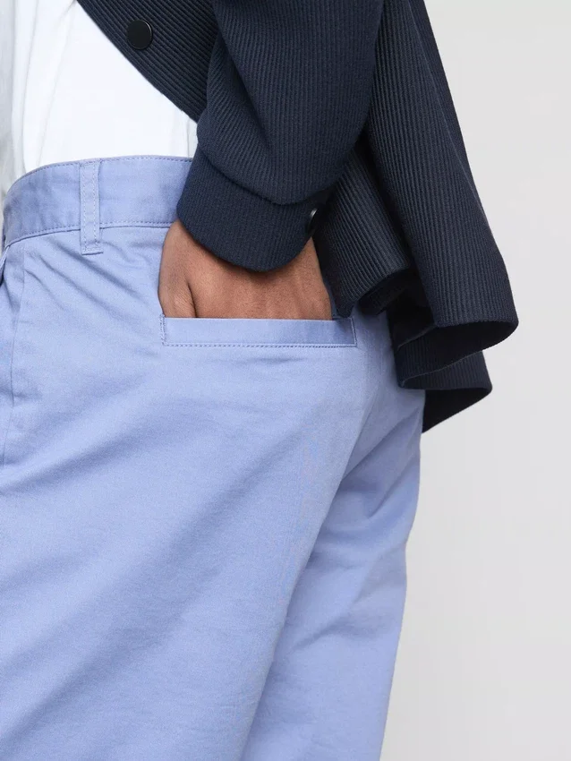 Cotton rich chino shorts