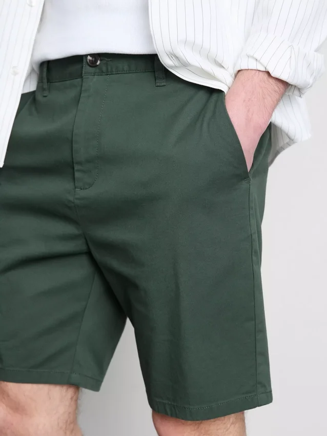 Cotton rich chino shorts