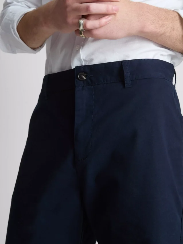 Cotton rich chino shorts