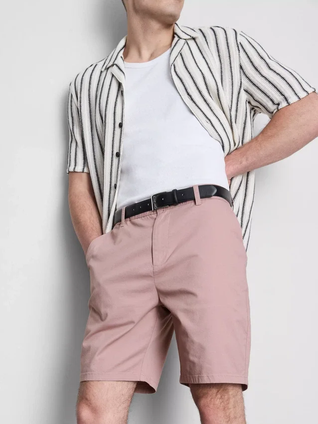 Cotton rich chino shorts