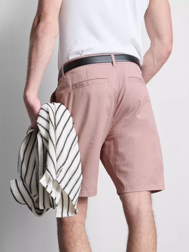 Cotton rich chino shorts