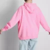 Cotton-rich collegiate-print hoodie