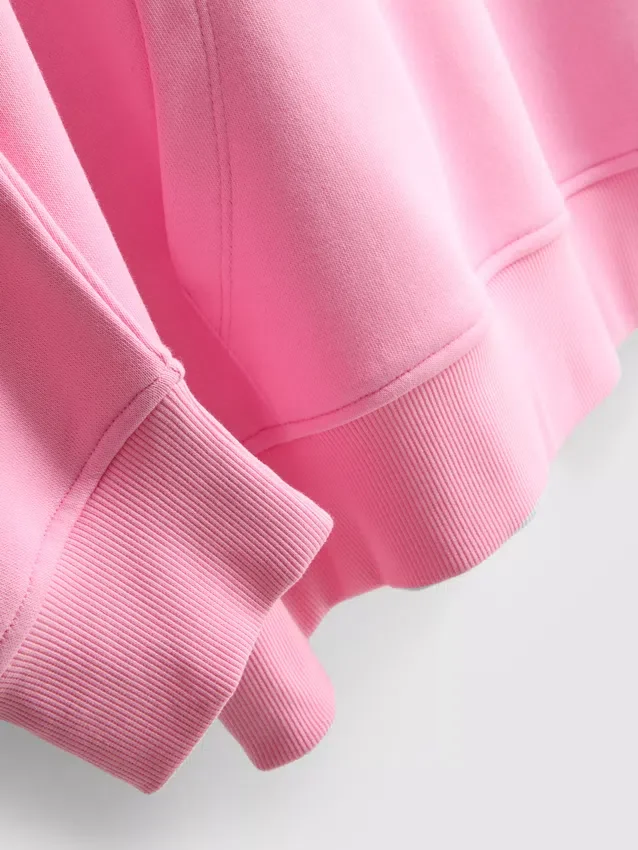 Cotton-rich collegiate-print hoodie