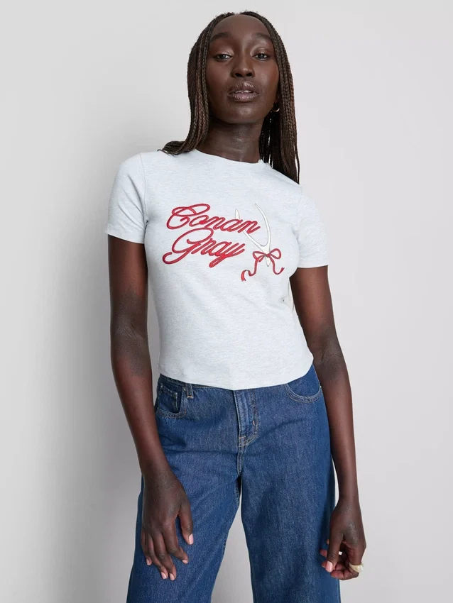 Cotton-rich conan grey tee