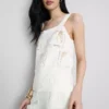 Cotton rich crochet cami top