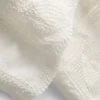 Cotton rich crochet straight leg pants
