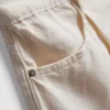 Cotton rich denim pleated flare shorts