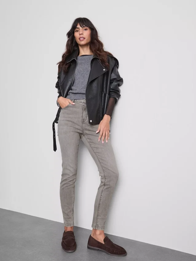 Cotton rich denim skinny jeans