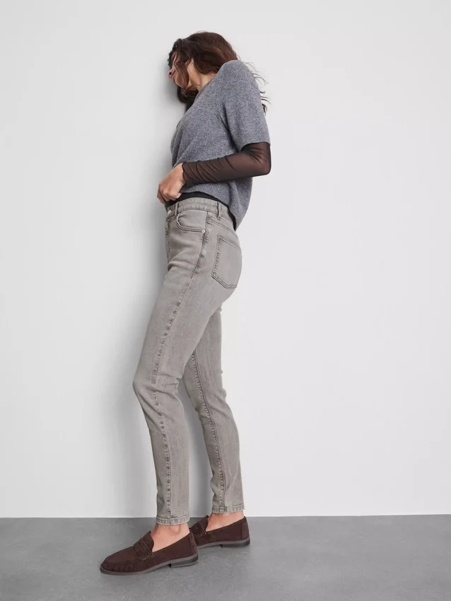 Cotton rich denim skinny jeans