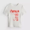 Cotton rich graphic havana baby tee