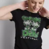 Cotton rich green day ruched baby tee