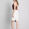 Cotton rich halter top