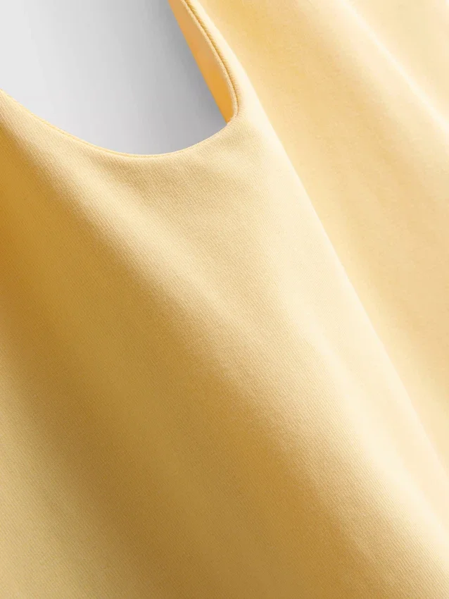 Cotton rich halter top