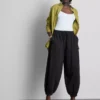 Cotton rich harem joggers
