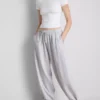 Cotton rich harem joggers
