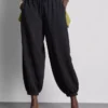 Cotton rich harem joggers