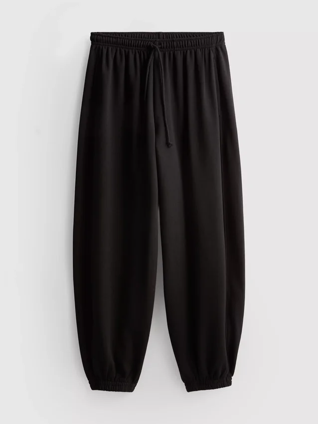 Cotton rich harem joggers