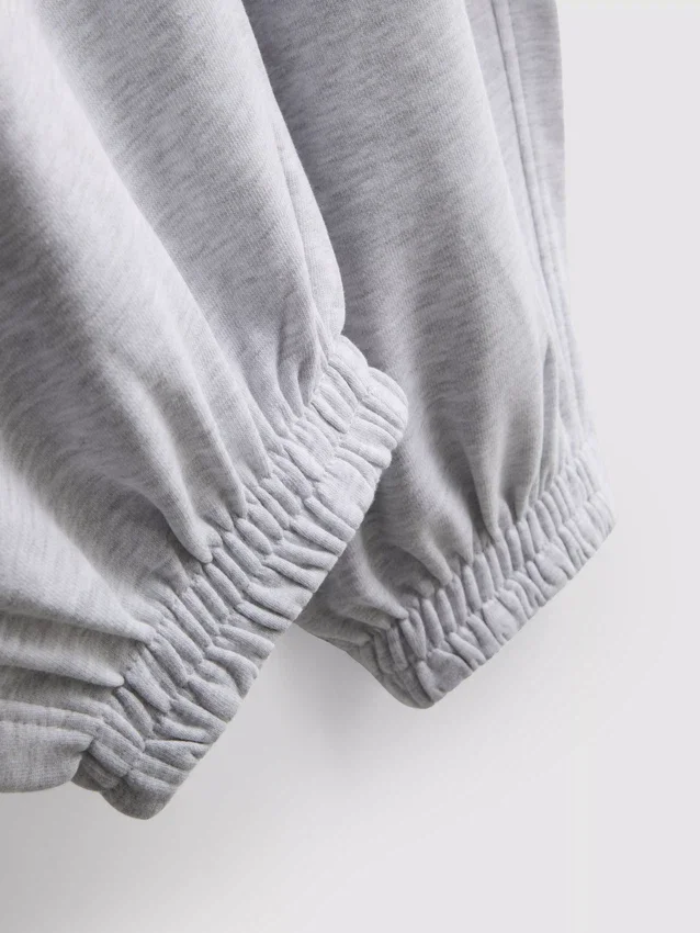 Cotton rich harem joggers