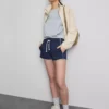 Cotton rich jersey running shorts