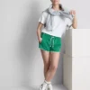Cotton rich jersey running shorts