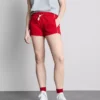 Cotton rich jersey running shorts
