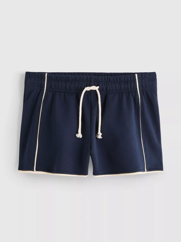 Cotton rich jersey running shorts