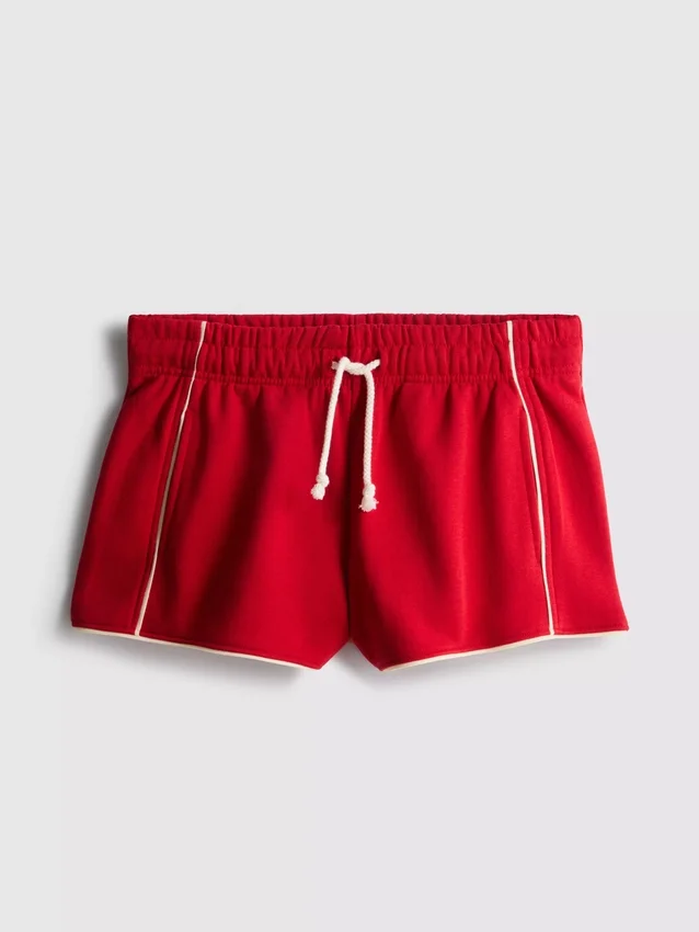 Cotton rich jersey running shorts