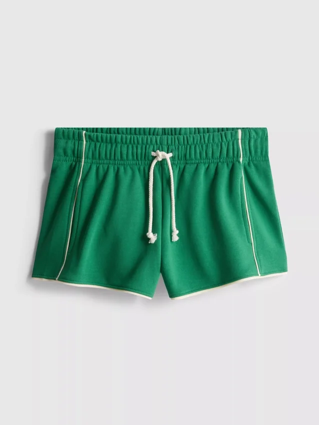 Cotton rich jersey running shorts