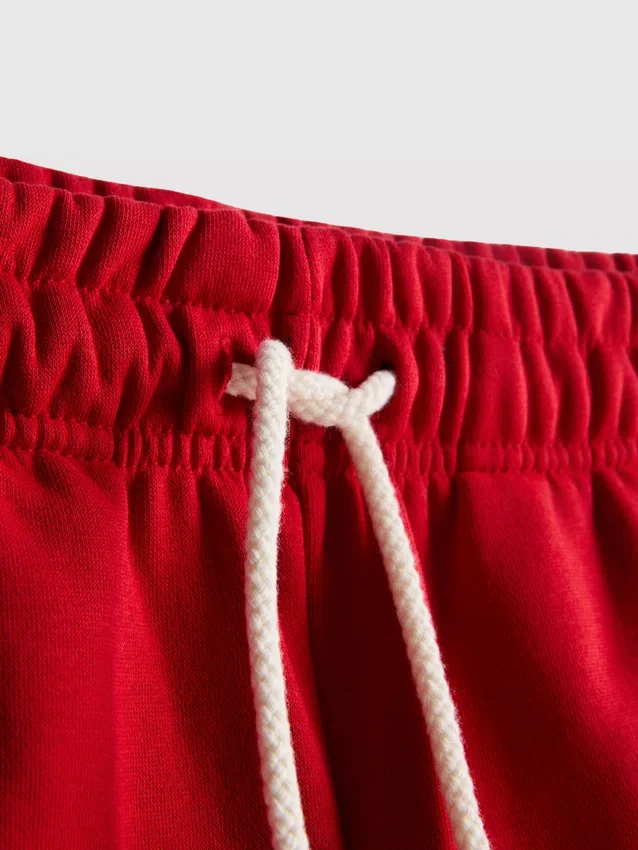 Cotton rich jersey running shorts