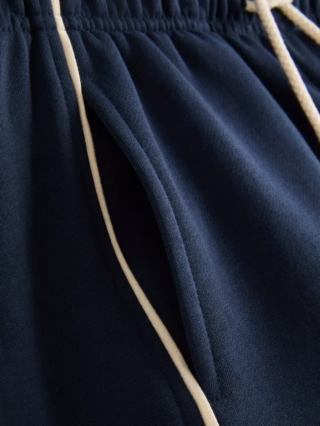 Cotton rich jersey running shorts