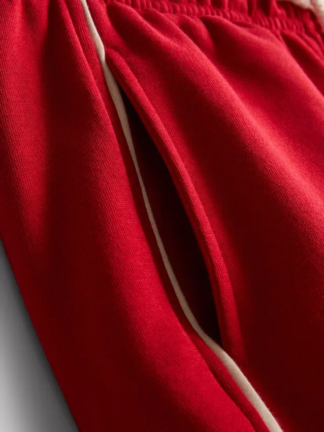 Cotton rich jersey running shorts