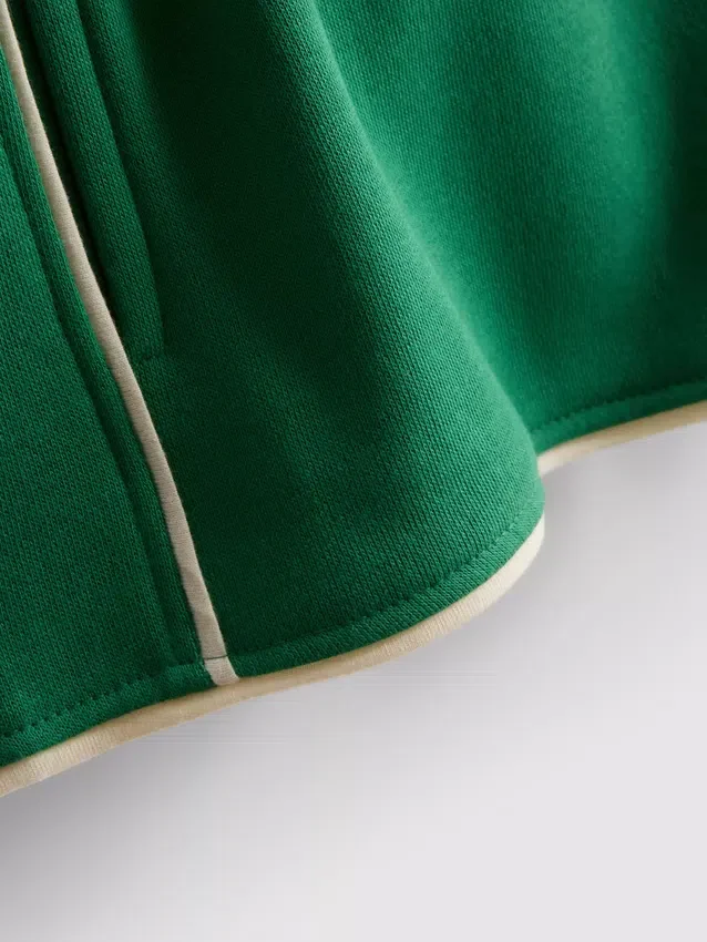 Cotton rich jersey running shorts