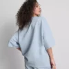 Cotton rich nyc drop sleeve sweatshirt
