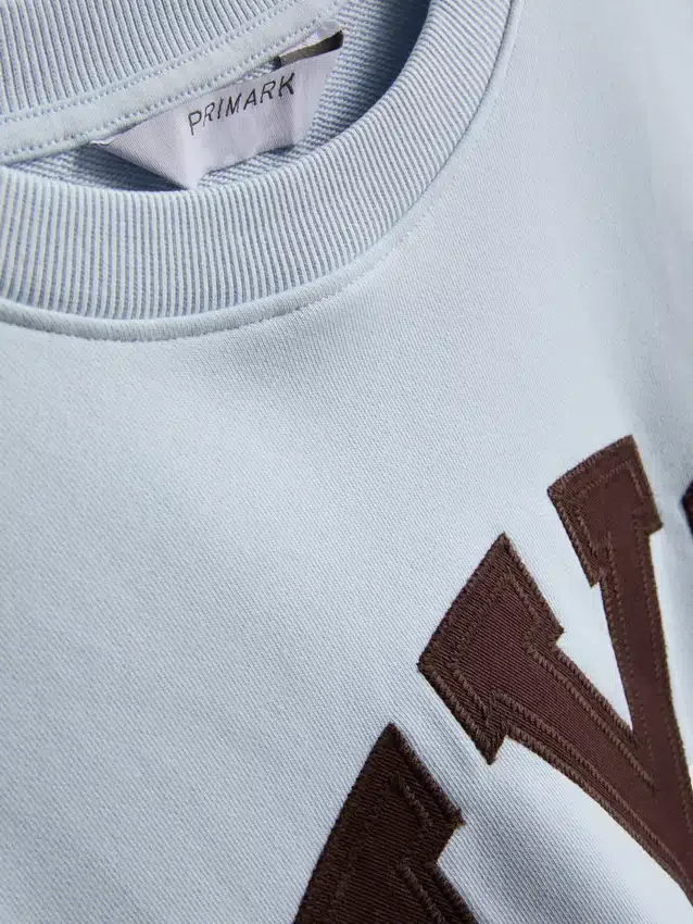 Cotton rich nyc drop sleeve sweatshirt